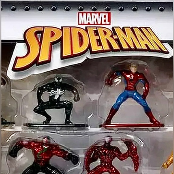 MARVEL SPIDER-MAN NANO METALFIGS 18 PACK | 1.65 INCH DIECAST METAL FIGURES - Picture 4 of 4